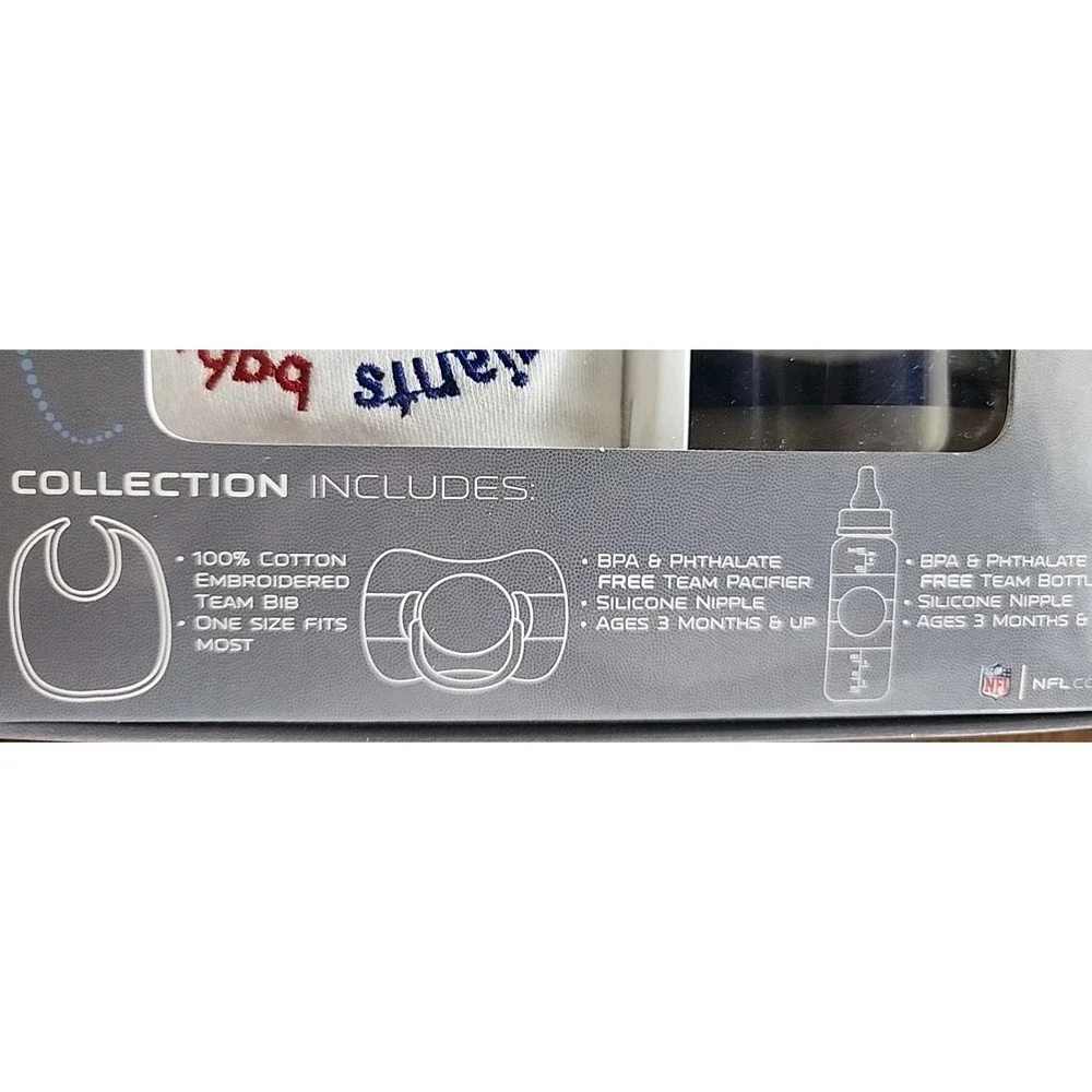 NY Giants  Kickoff Collection  Binky Bib Bottle Officially‎ NFL Licensed NEW!